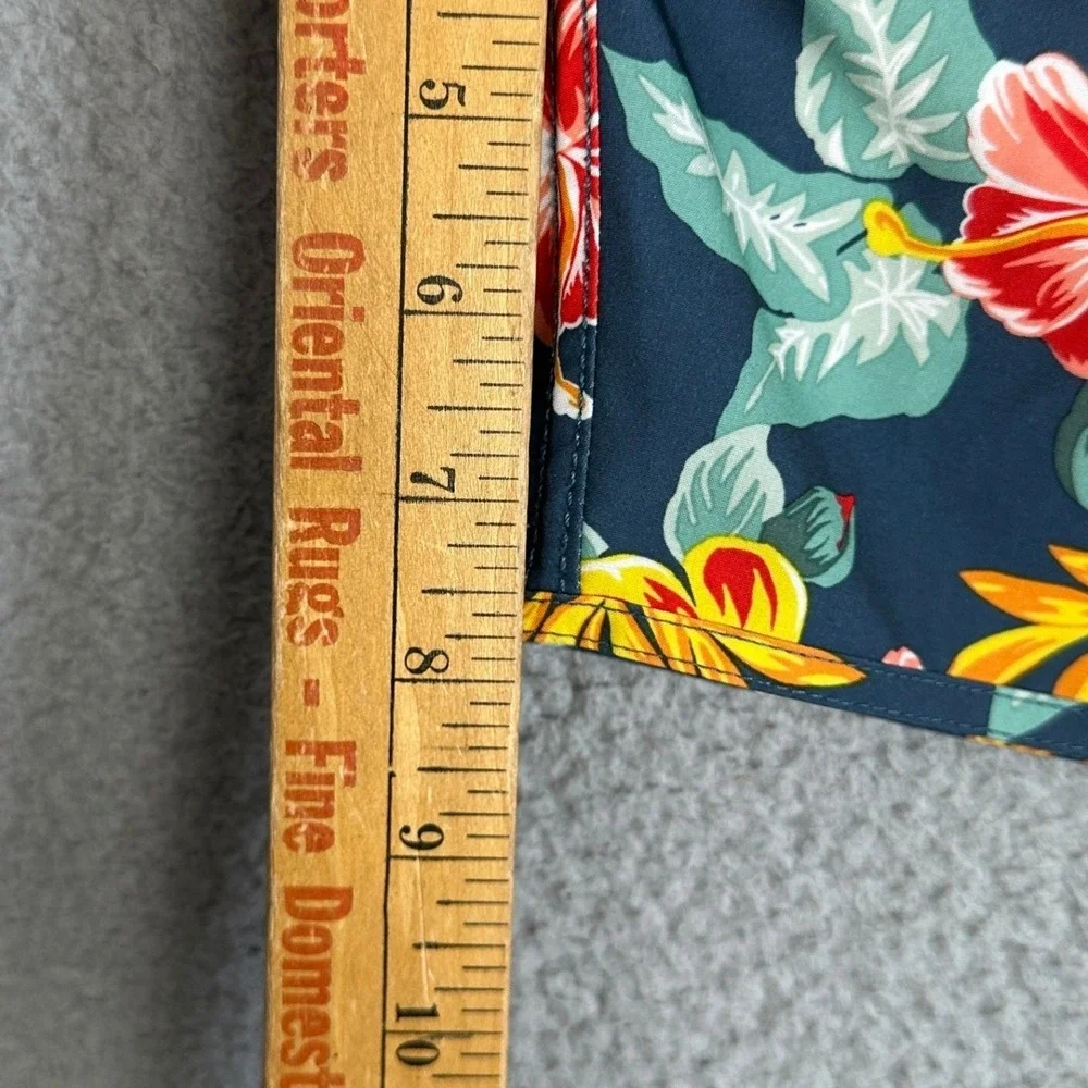 Fair Harbor Swim Trunks Mens XL Navy Multi Floral Lined Stretch Board Shorts